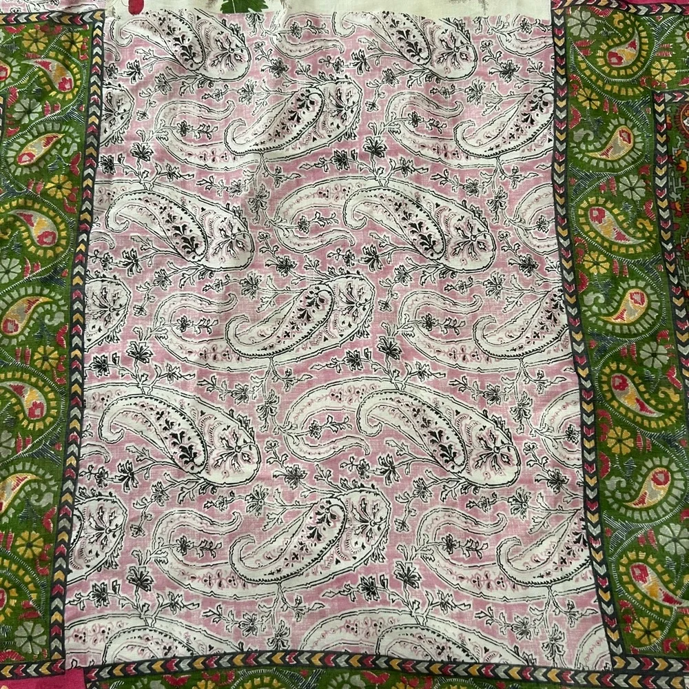 Dior Multicolor Patchwork Scarf